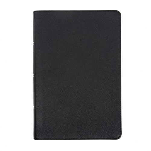 NASB Giant Print Reference Bible, Black Genuine Leather, Indexed (Leather)