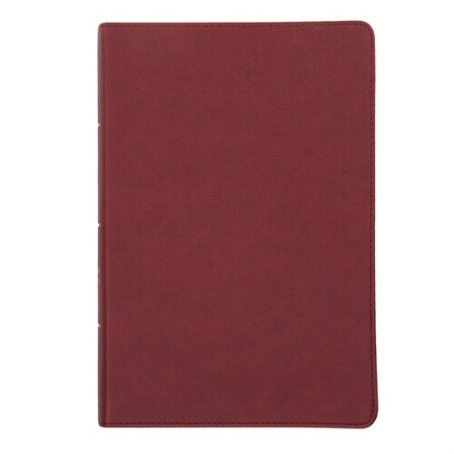 NASB Giant Print Reference Bible, Burgundy Leathertouch (Imitation Leather)