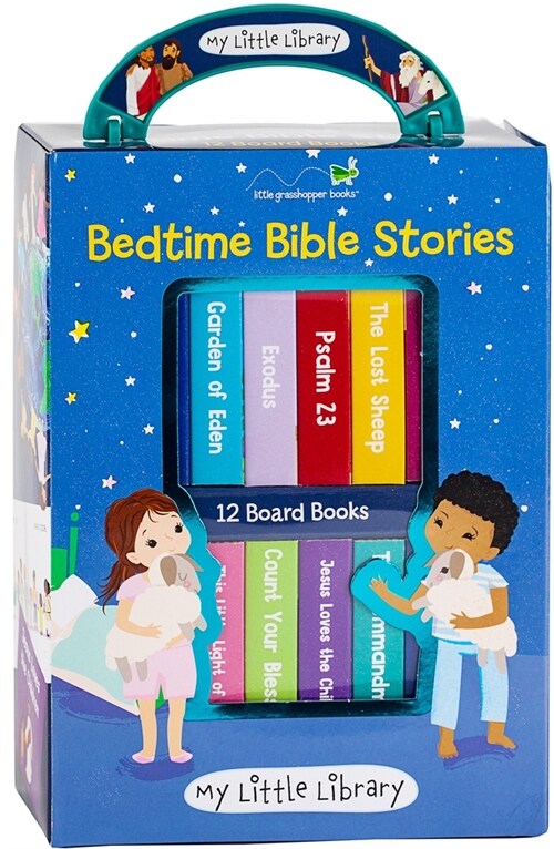 My Little Library: Bedtime Bible Stories (12 Board Books) (Hardcover)