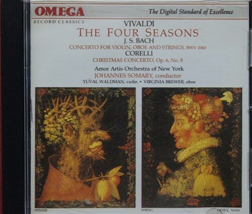 [중고] [CD](Omega) Vivaldi_The Four Seasons_Bach_Concerto_Corelli_Christmas Concerto (1CD)