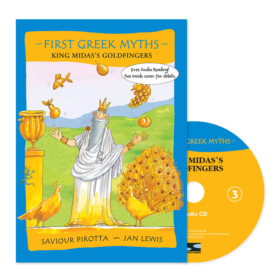 First Greek Myths 3 : King Midass Goldfingers (Paperback + CD + QR Audio)