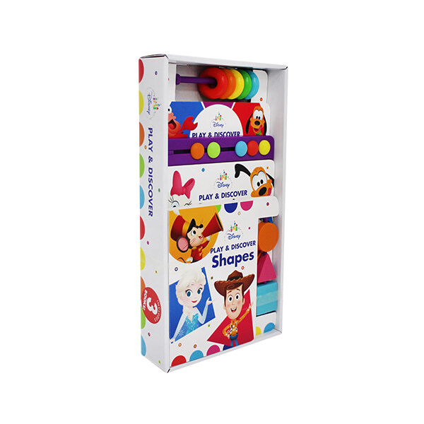 Disney Play & Discover Shapes 3 Books Set (Board Book 3권)
