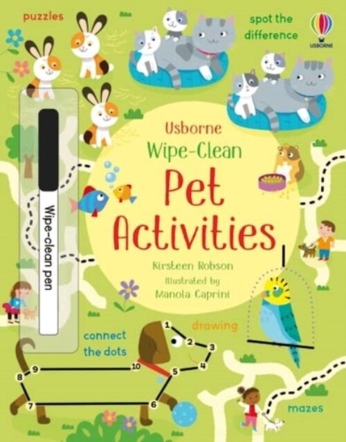 Wipe-Clean Pet Activities (Paperback)