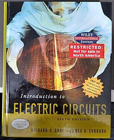 [중고] INTRODUCTIONTO ELECTRICCIRCUITS-6E D 