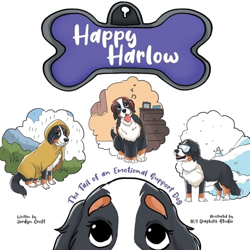 Happy Harlow: The Tail of an Emotional Support Dog (Paperback)