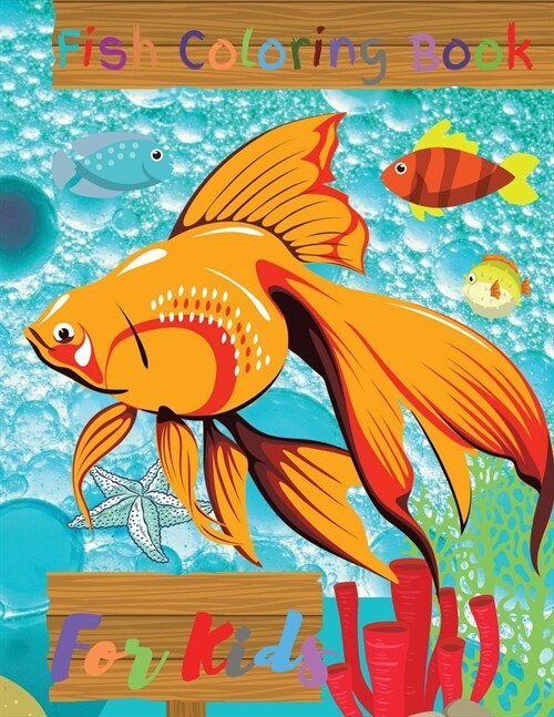 Fish Coloring Book For Kids: Ocean/Sea Coloring Book (Paperback)