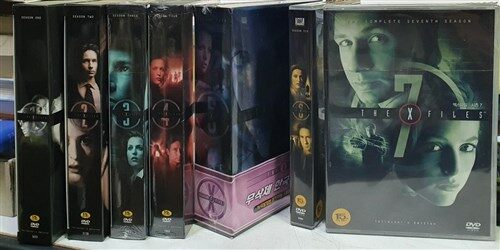 [DVD 총 46 disc] 엑스 파일 시즌 1~4박스세트(28disc) :슬림케이스&아웃케이스+엑스 파일 시즌 5 박스세트(6disc) :디지팩+엑스 파일 시즌 6 ,7박스세트