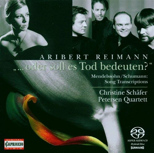 [중고] [수입] Aribert Reimann: ...oder soll es Tod Bedeuten? & Schumann : String Quartet [SACD Hybrid]