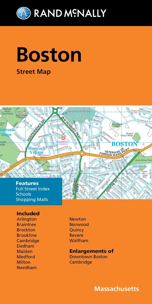 Rand McNally Folded Map: Boston Street Map (Folded)