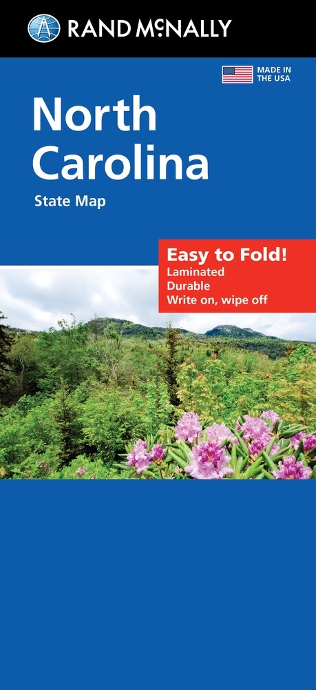 Rand McNally Easy to Fold: North Carolina State Laminated Map (Folded)