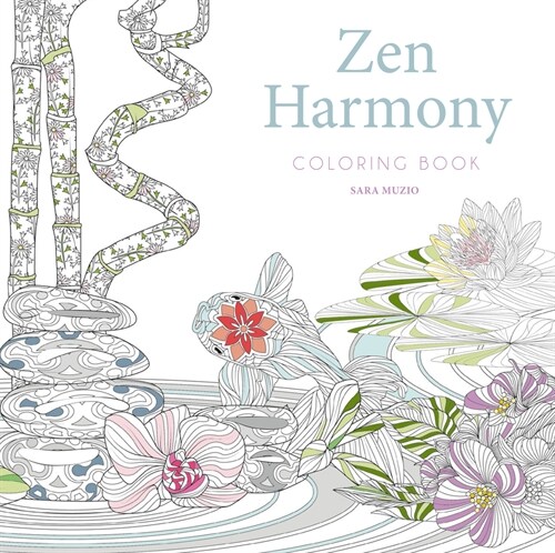 Zen Harmony Coloring Book (Paperback)