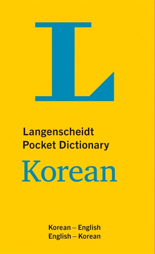 Langenscheidt Pocket Dictionary Korean: Korean-English/English-Korean (Paperback)
