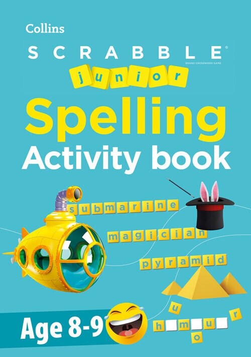 SCRABBLE™ Junior Spelling Activity Book Age 8-9 (Paperback)