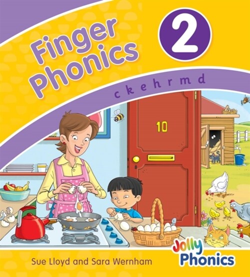 Finger Phonics Book 2 : in Precursive Letters (British English edition) (Board Book)