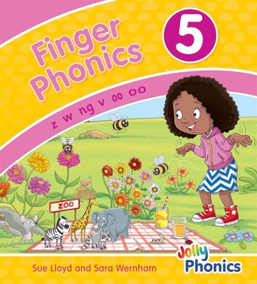 Finger Phonics Book 5 : in Precursive Letters (British English edition) (Board Book)