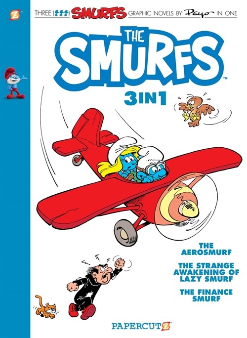 The Smurfs 3-In-1 #6: Collecting the Aerosmurf, the Strange Awakening of Lazy Smurf, and the Finance Smurf (Paperback)