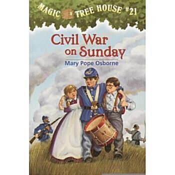 [중고] Magic Tree House #21 : Civil War on Sunday (Paperback)