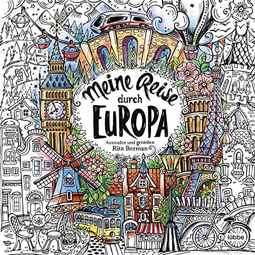 Meine Reise durch Europa: Ausmalen und genießen (Paperback)