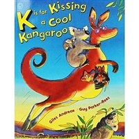 K is for kissing a cool kangaroo