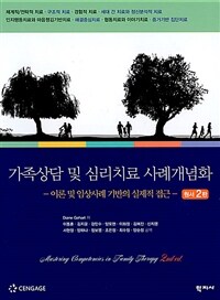 가족상담 및 심리치료 사례개념화 :이론 및 임상사례 기반의 실제적 접근 