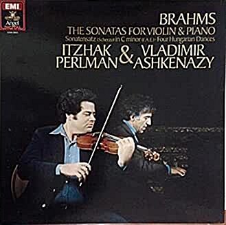 [중고] brahms / violin sonatas nos. 1-3 / perlman(emi, 수입)