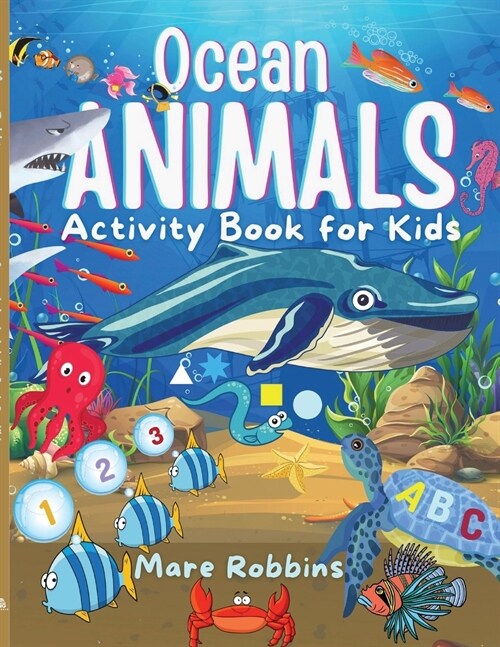Ocean Animals Activity Book for Kids (Paperback)