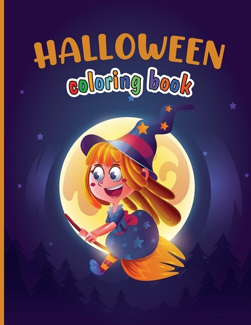 Halloween Coloring Book (Paperback)