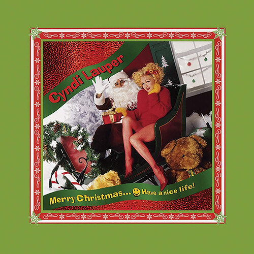 [수입] Cyndi Lauper - Merry Christmas…Have a Nice Life! [레드 & 화이트 소용돌이 컬러 LP][게이트폴드]