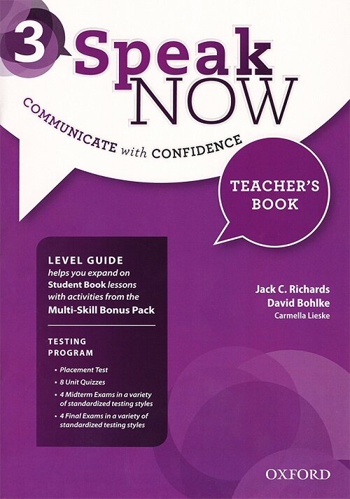Speak Now 3 : Teachers Book with Testing Program (Paperback)