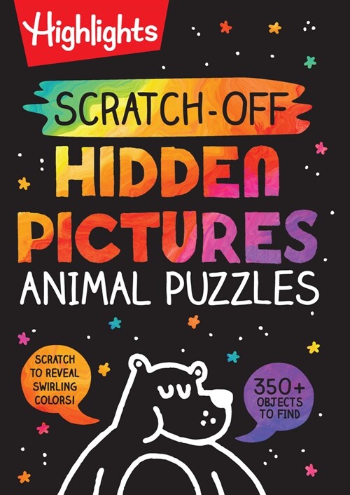Scratch-Off Hidden Pictures Animal Puzzles (Spiral)
