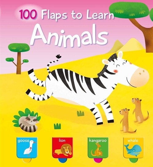 100 Flaps to Learn - Animals (Board Books)