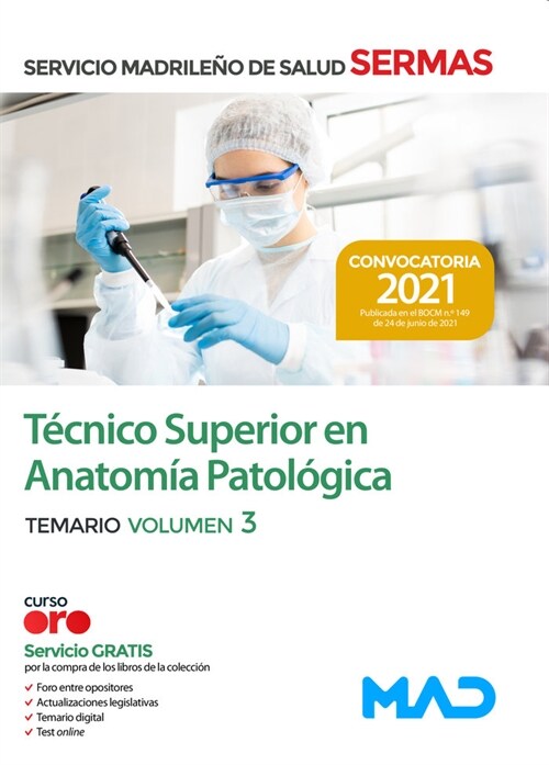 TECNICO SUPERIOR ANATOMIA PATOLOGICA SERVICIO MADRILE (Hardcover)