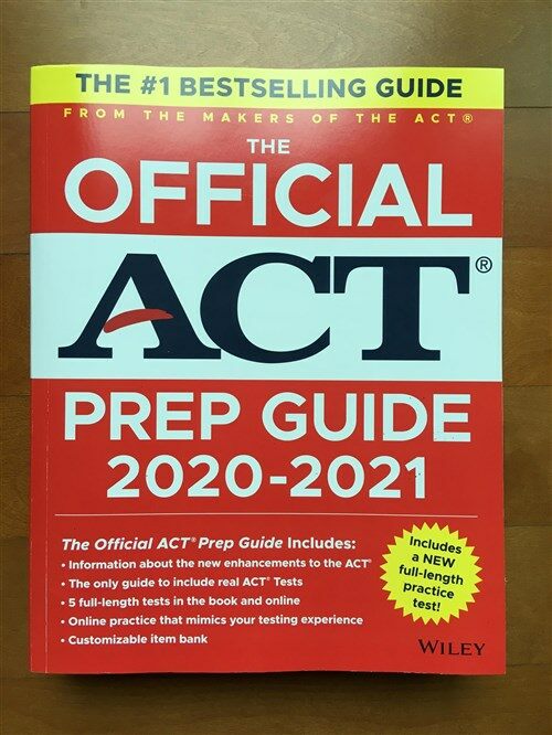 [중고] The Official ACT Prep Guide 2020 - 2021 (Paperback, 2021 Edition, R)