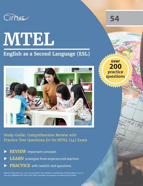 MTEL English as a Second Language (ESL) Study Guide: Comprehensive Review with Practice Test Questions for the MTEL (54) Exam (Paperback)