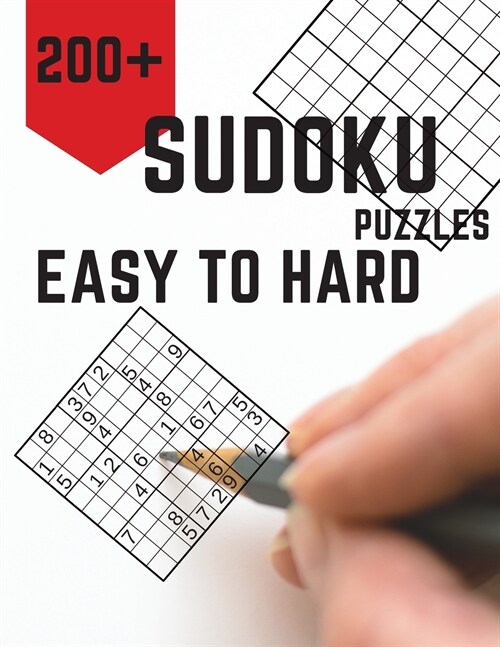 Sudoku Puzzles Easy to Hard: Amazing Sudoku Puzzle Book for Adults with Easy to Hard Levels (Paperback)