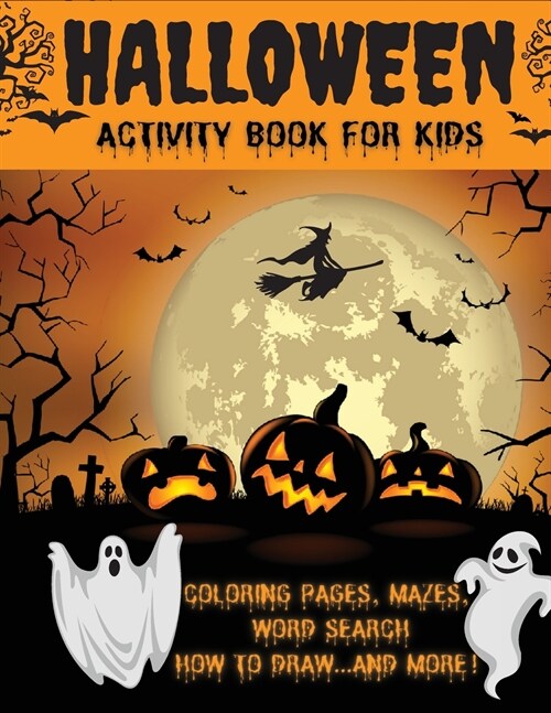 Halloween Activity Book for Kids (Paperback)