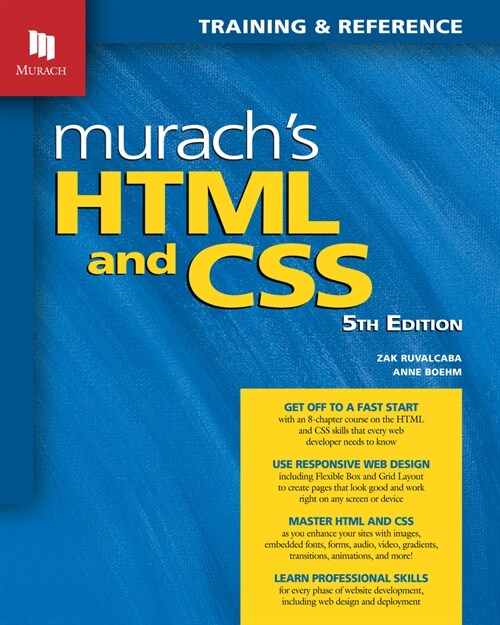 Murachs HTML and CSS (5th Edition) (Paperback, 5, Revised)