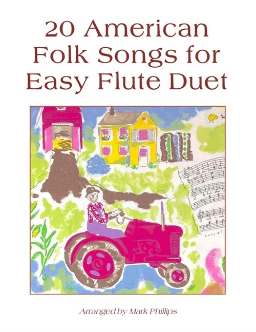 20 American Folk Songs for Easy Flute Duet (Paperback)