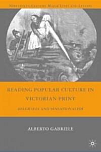 Reading Popular Culture in Victorian Print : Belgravia and Sensationalism (Hardcover)
