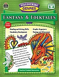 Discovering Genres: Fantasy & Folktales, Grades 3-4 (Paperback)