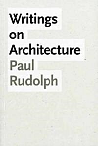 Writings on Architecture (Paperback)