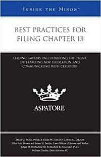 Best Practices for Filing Chapter 13 (Paperback)
