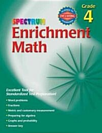 Spectrum Enrichment Math, Grade 4 (Paperback, Workbook)