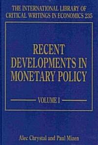 Recent Developments in Monetary Policy (Hardcover)