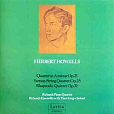 [수입] Herbert Howells : Quartet in A minor Op.21 / Fantasy String Quartet Op.25 / Rhapsodic Quintet Op.31 [LP]