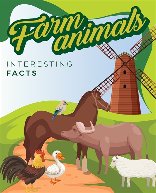 FARM ANIMALS Interesting Facts: Illustrated Children Book (Paperback)