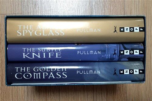 [중고] His Dark Materials 3-Book Hardcover Boxed Set: The Golden Compass; The Subtle Knife; The Amber Spyglass (Boxed Set)