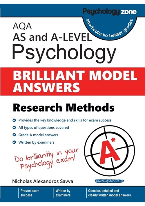 AQA Psychology BRILLIANT MODEL ANSWERS: Research Methods: Research Methods: AS and A-level (Paperback)