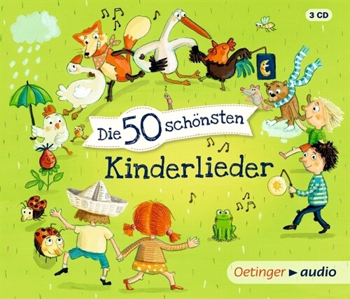Die 50 schonsten Kinderlieder, 3 Audio-CD (CD-Audio)