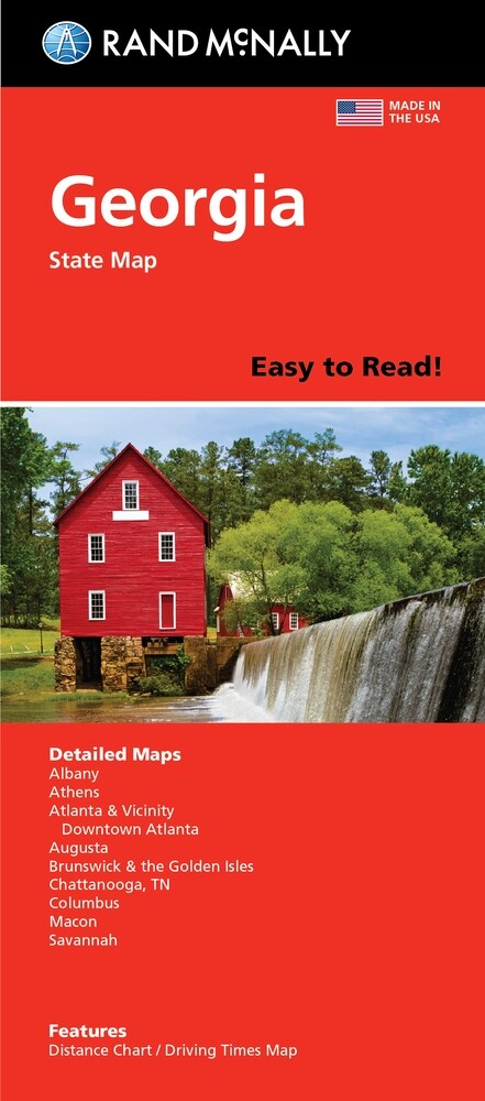 Rand McNally Easy to Read Folded Map: Georgia State Map (Folded)